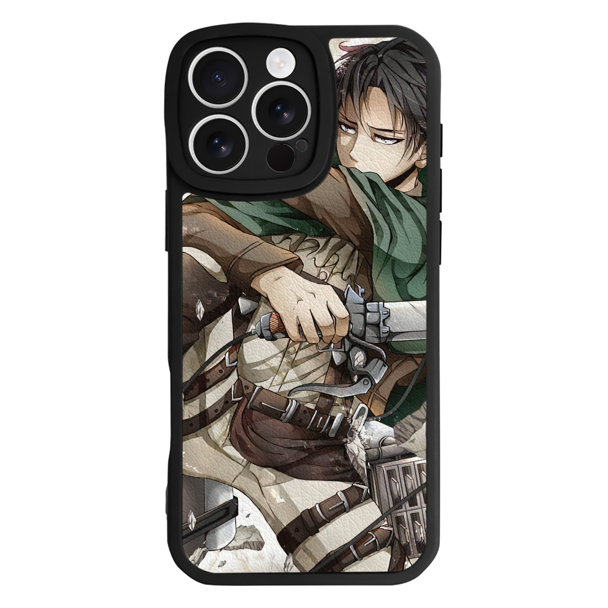 （画像用） 進撃の巨人 Attack on Titan 【iPhone 16シリーズ対応】シリコンスマホケース（レザー調） 材質：シリコン